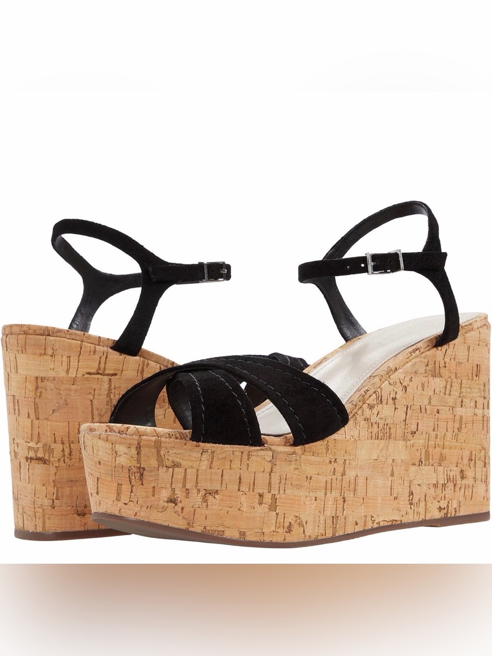 Schutz Bellina Cork Wedge Sandals - Women